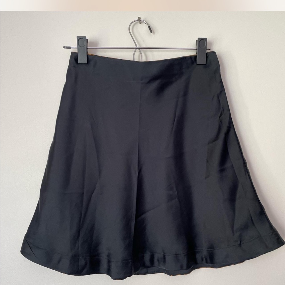 The Reversible Satin Mini Skirt by Vetta - Picture 2 of 4